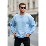 MAXIMILLIAN Erkek Bisiklet Yaka Salaş Bebe Mavi Sweatshirt