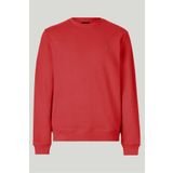 MAXIMILLIAN Kırmızı Renk Basic Bisiklet Yaka Relaxed Regular Erkek Sweatshirt - Kırmızı
