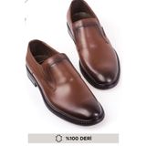 maximoda Hakiki Deri, Ortopedik, Bağcıksız, Klasik Erkek Ayakkabı