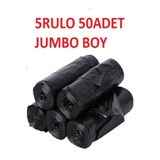 MAXİPACK Çöp Torbası Jumbo Boy 10’lu 5 Rulo 80x110 Çöp Poşeti 37 Mc