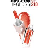 Maxivolumizer Lipgloss 218 - Red Hot Luster - Kalıcı ve Nemlendirici Ruj - Dolgunlaştırıcı Etki