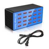 MaxLax USB Şarj İstasyonu, 20 Bağlantı Noktalı 100W/20A Çoklu USB Şarj İstasyonu, Akıllı Telefonlar, Tabletler ve Diğer USB Cihazları için Çoklu Bağlantı Noktalı USB Şarj Cihazı Şarjı.