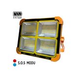 Maxled Mx-9020 Taşınabilir Şarjlı Solar Led Projektör 200W 3 Renk S.o.s