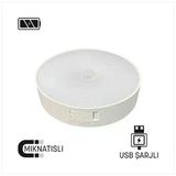 Maxled Mx-9030 Manyetik Led Kabinet Aplik Şarjlı Sensörlü 5W 4000K