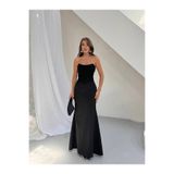 MAXMOOR CAMELLİ Maxi Elbise 1378 - Siyah
