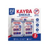 MAXORLİFE Kayra Sineklik 2'li Set (75x125) | Kendinden Yapışkanlı Pencere ve Kapı Sinekliği | Kolay Montaj | Kesilebilir Tül Sineklik