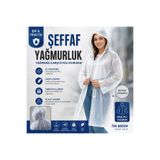 MAXORLİFE Şeffaf Yağmurluk Çıt Çıtlı | Kapüşonlu Su Geçirmez Unisex Yağmurluk | Festival, Kamp ve Seyahat İçin Tek Kullanımlık