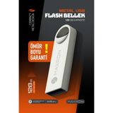 Maxron 128 GB Flash Bellek Metal Gövde Ömür Boyu Garantili Güvenli Usb Bellek Data Traveler