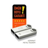 Maxron 4 GB Flash Bellek Metal Gövde Ömür Boyu Garantili Güvenli Usb Bellek Data Traveler