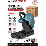 Maxstar 3000W Profesyonel Profil Kesme Makinesi 355 mm – 45° Açılı Metal Demir Boru Profil Kesme