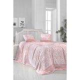 Maxstyle Bambu Baskılı Tek Kişilik Polar Battaniye Seti /H-104513-İRİS Beıge - 160 x 230 cm - Açık Bej