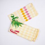 Maxstyle Crystal Mutfak Havlusu 2li Pineapple - 50 x 90 cm - Sarı