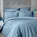 Maxstyle Jakarlı Reyka Petrol Double Nevresim Takımı - 160 x 220 cm