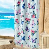 Maxstyle Kadife Plaj Havlusu Butterflıes 70X160