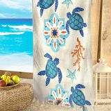 Maxstyle Kadife Plaj Havlusu Caretta 70X160