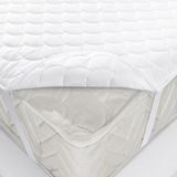 Maxstyle Kapıtonelı Alez Çift Kısılık 180X200 cm /120 gr - 180 x 200 cm - Beyaz