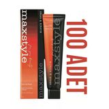 Maxstyle Kuaför Seti 60 Ml 100 Adet Saç Boyası Oksidansız Teşhir