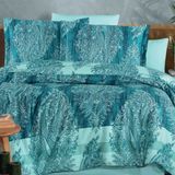 Maxstyle Saten Deluxe Maria Double Nevresim Takımı - 160 x 220 cm - Renkli