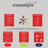 Maxstyle SPS355 Argan ve Keratin 2025/06.22 Patlıcan Moru Oksidansız 3x60 ml Saç Boyası