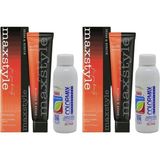Maxstyle SPS630 Argan ve Keratin 2025/03 Koyu Kahve 2x60 ml Saç Boyası+2x90 ml Oksidan