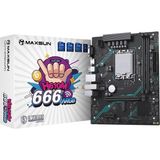 Maxsun H610m 666 Wıfı Argb Lga1700 Ddr5 6000 Mhz M.2 Hdmı Matx Intel Anakart