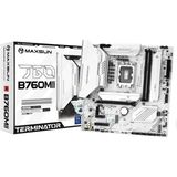 Maxsun Terminator B760m Gkd5 Ice Lga1700 Ddr5 7600 Mhz M.2 Hdmı Matx Intel Anakart Beyaz