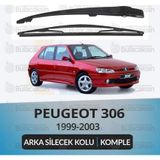 Maxtel 1997-2003 Peugeot 306 N5 Komple Arka Silecek Kolu ve Süpürgesi Seti