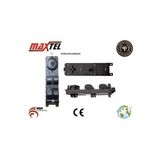 Maxtel Cam Kaldırma Anahtarı Focus-C-Max-Fıesta Sol Ön Dörtlü 08-13-3 Pın Krom F1et14a132ab Am5t14a132aa