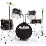 MAXTONE Mxc-602bk Junior Davul Set 5 Parça Siyah+zil Ve Tabure