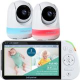 Maxview-2cam 5.5" Full Hd Bebek Monitörü, 2 Kamera, Rgb Gece Işığı, 5000MAH Pil
