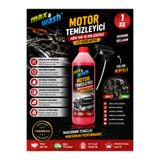 Max&wash 1 kg Motor Temizleyici | 1/3 Konsantre Ağır Yağ ve Kir Çözücü | Profesyonel Oto Kuaför Ürünü
