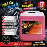 Max&wash 20 kg Lastik Parlatıcı | Profesyonel Lastik Parlatma ve Bakım Ürünü | Uzun Süre Kalıcı Parlaklık
