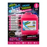 Max&wash 4 kg Fırçasız Süngersiz Oto Yıkama Şampuanı | 1/60 Konsantre Yoğun Köpük | Boya Dostu Profesyonel Araç Yıkama Ürünü
