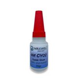 MAXWELL CY02 Etil Siyanoakrilat Bazlı Hızlı Yapıştırıcı, Düşük Viskoziteli, Şeffaf, EPDM ve Lastik Köpük için, NSF Onaylı, 20gr