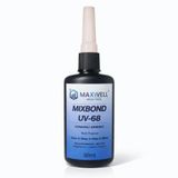 MAXWELL MIXBOND UV68 UV Yapıştırıcı 50g – Camı Cama ve Camı Metale Yapıştırıcı, UV Işıkla Kürlenen Optik Şeffaf Endüstriyel Yapıştırıcı, Lens Cam Metal Plastik İçin Güçlü Şeffaf UV Glue