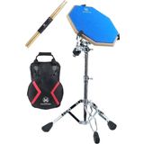 Maxword DD-239BL Pro Bateri Davul Çalışma Pedi Seti Drum Practice Pad Full Set