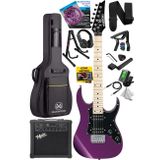 Maxword DE-150PU-25AMP Maple Klavye HH Yüksek Kaliteli 25W Amfili Elektro Gitar Seti