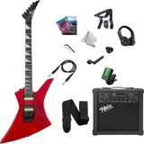 Maxword DG-34RD-25AMP Kelly Kasa Floyde Rose 2x Zebra HH Manyetik 25 W Amfili Elektro Gitar - Kırmızı