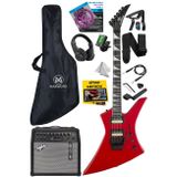 Maxword DG-34RD-50AMP Kelly Kasa Floyde Rose 2x Zebra HH Manyetik 50W Amfili Elektro Gitar