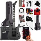 Maxword Grade-25AMP Gray Rosewood Floyde Rose 25 W Amfili Elektro Gitar - Gri
