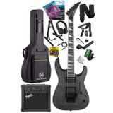 Maxword Grade-25AMP Gray Rosewood Yüksek Kalite Floyde Rose 25W Amfili Elektro Gitar