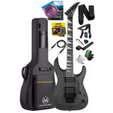 Maxword Grade Gray Rosewood Klavye HH Yüksek Kaliteli Floyde Rose Elektro Gitar