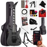 Maxword Grade-St Gray Rosewood Klavye HH Floyde Rose Elektro Gitar - Gri