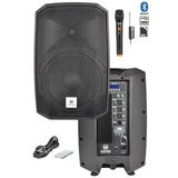 Maxword Maxi-12A-MİC 12 1200 W Taşınabilir Aktif Kabin Hoparlör ve Bluetooth USB Kablosuz Mikrofon