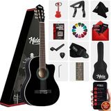 MAXWORD Midex Mgx-100bk-bag Siyah Klasik Gitar 4/4 Sap Ayarlı Gül Klavye