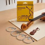 Maxword MVS-140 Profesyonel Keman Teli (1 Takım) - Gümüş