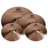 Maxword My-40 Pro B8 Cymbal Bateri Zil Seti ( 2X14'' Hi Hat 16'' ve 18'' Crash/ride)
