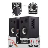 Maxword RM-400BK Aktif Stüdyo Referans Monitörü 4 İNÇ ÇİFT Bluetooth USB 140 Watt