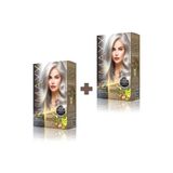 MAXX DELUXE 2'li Beauty Expert Set Saç Boyası 0.02 Titanyum Gri