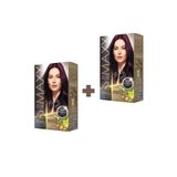 MAXX DELUXE 2'li Beauty Expert Set Saç Boyası 3.66 Patlıcan Moru